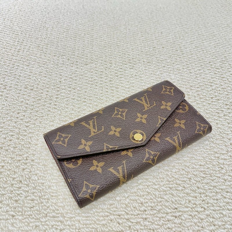 Louis Vuitton - 原花信封式下蓋長夾-0