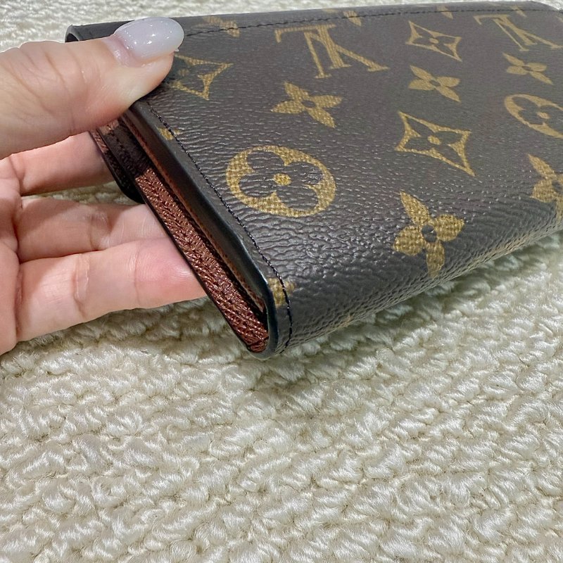 Louis Vuitton - 原花信封式下蓋長夾-9