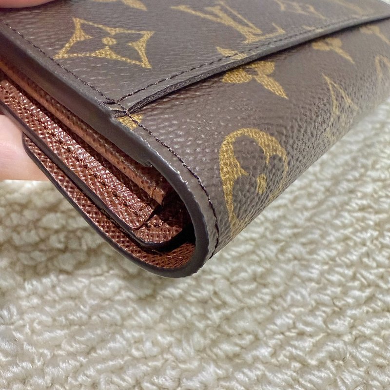 Louis Vuitton - 原花信封式下蓋長夾-11