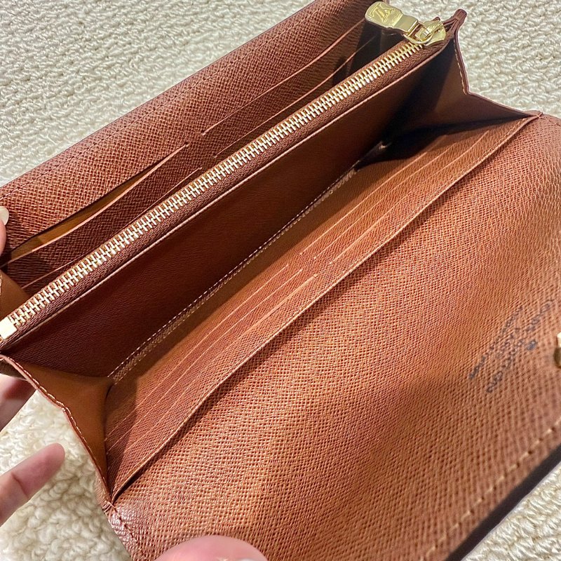 Louis Vuitton - 原花信封式下蓋長夾-13