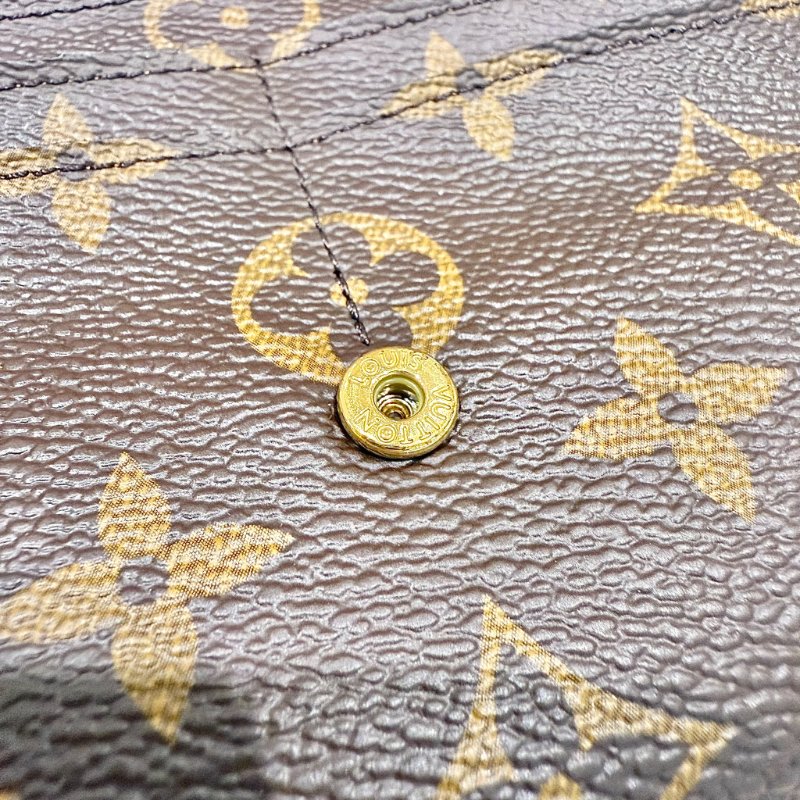 Louis Vuitton - 原花信封式下蓋長夾-16