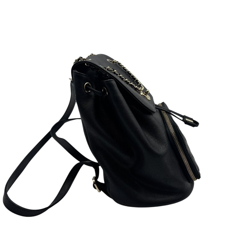 【美收精品】CHANEL 黑色牛皮荔枝紋後背包 B-996【隔月月中將轉賣至日本 上架期限30天】-2