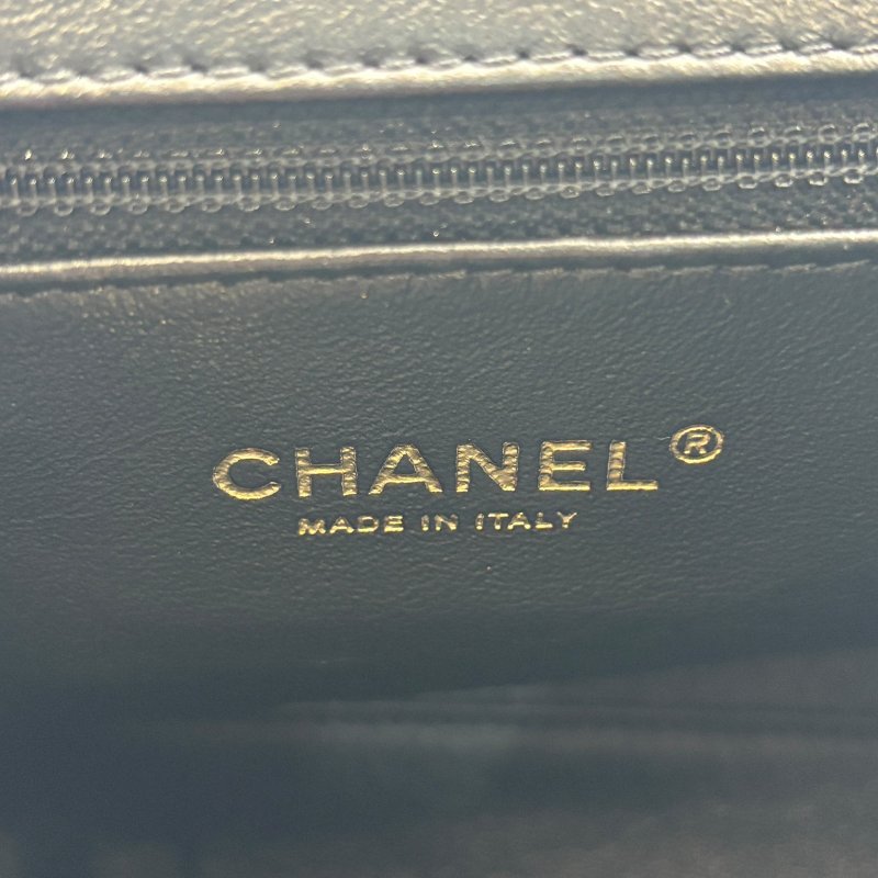 【美收精品】CHANEL 黑色牛皮荔枝紋後背包 B-996【隔月月中將轉賣至日本 上架期限30天】-13