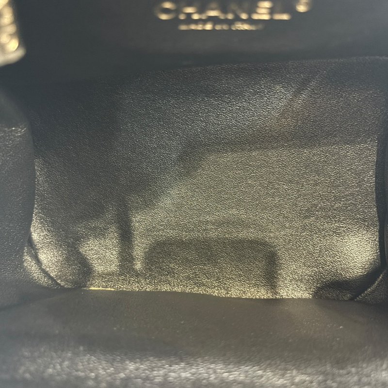 【美收精品】CHANEL 黑色牛皮荔枝紋後背包 B-996【隔月月中將轉賣至日本 上架期限30天】-16