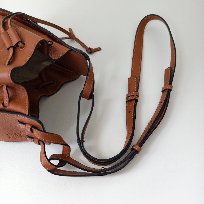 loewe羅意威 吊床 mini 焦糖色-7