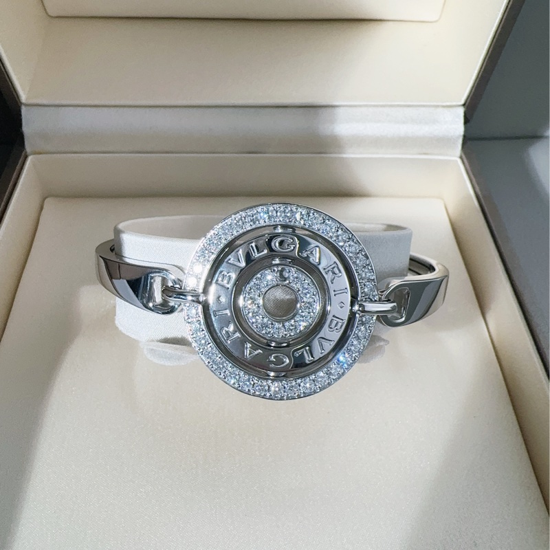 Bvlgari宝格丽 格丽帕莲轮系列 白金手镯-1
