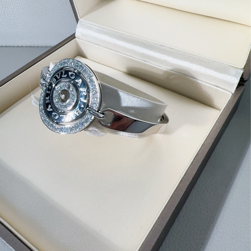 Bvlgari宝格丽 格丽帕莲轮系列 白金手镯-3