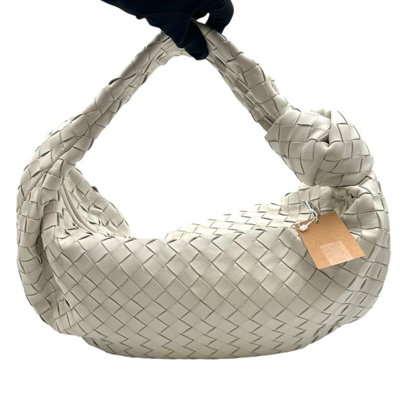 【美收精品】BOTTEGA VENETA 白色編織大肩背包 B-983【隔月月中將轉賣至日本 上架期限30天】-1