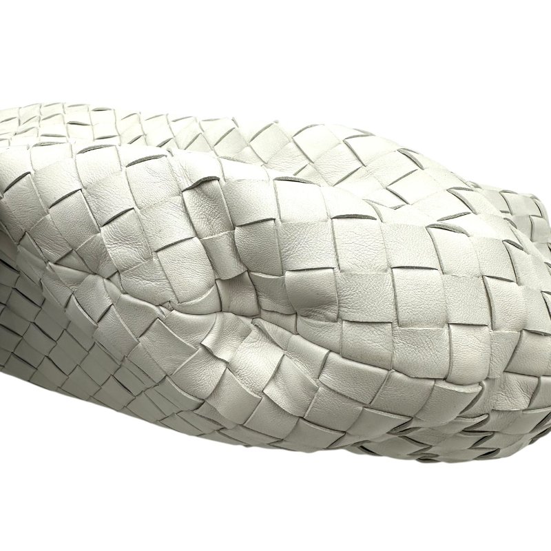 【美收精品】BOTTEGA VENETA 白色編織大肩背包 B-983【隔月月中將轉賣至日本 上架期限30天】-6
