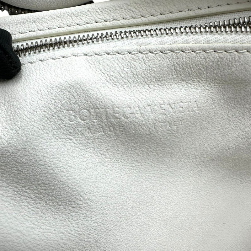 【美收精品】BOTTEGA VENETA 白色編織大肩背包 B-983【隔月月中將轉賣至日本 上架期限30天】-10