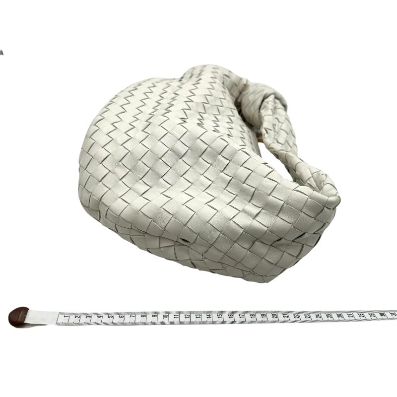 【美收精品】BOTTEGA VENETA 白色編織大肩背包 B-983【隔月月中將轉賣至日本 上架期限30天】-13