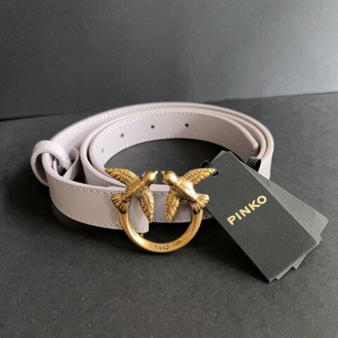 PINKO Love Birds 細皮帶 女生必備細腰帶 / 原廠 / 全新
