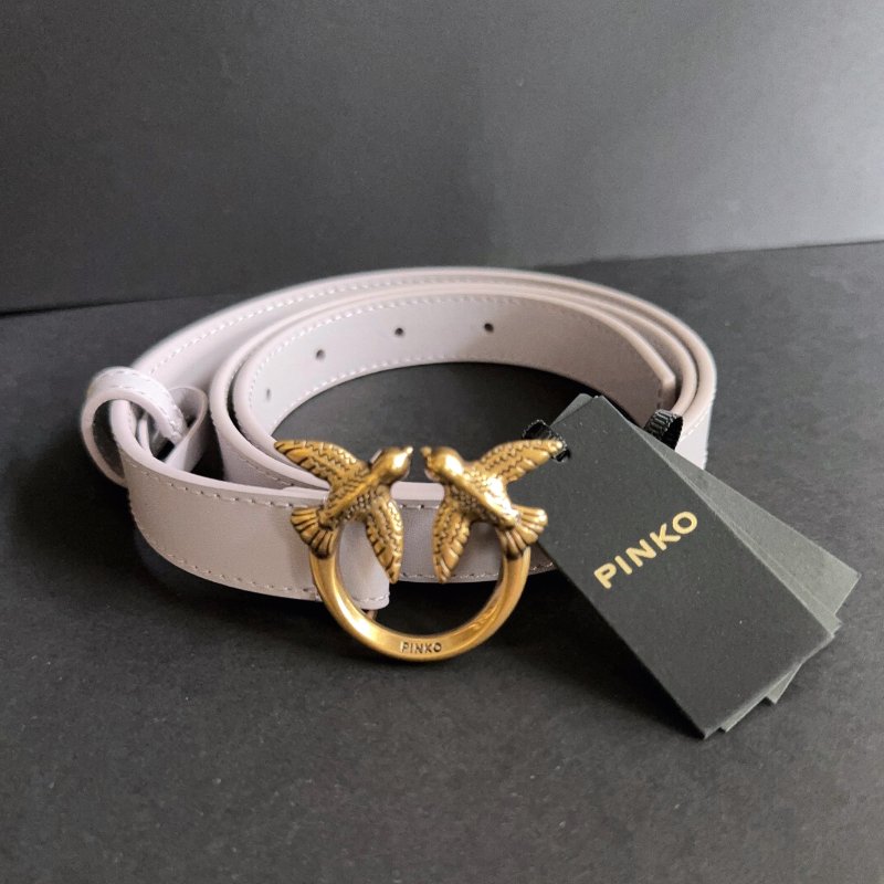 PINKO Love Birds 細皮帶 女生必備細腰帶 / 原廠 / 全新-0