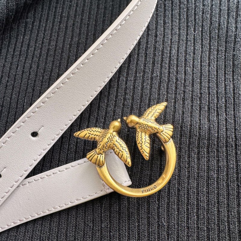 PINKO Love Birds 細皮帶 女生必備細腰帶 / 原廠 / 全新-2