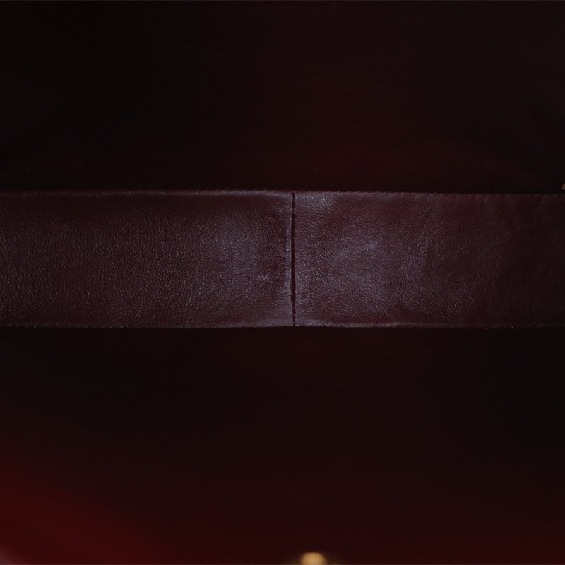 CHANEL 藍色羊皮金扣中古單肩包肩背包-2