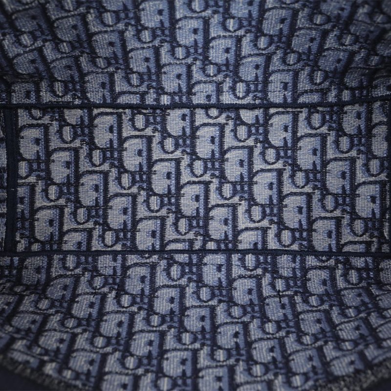 DIOR Diorcamp郵差信使包中號29藍色帆布銀扣2020肩背包-2