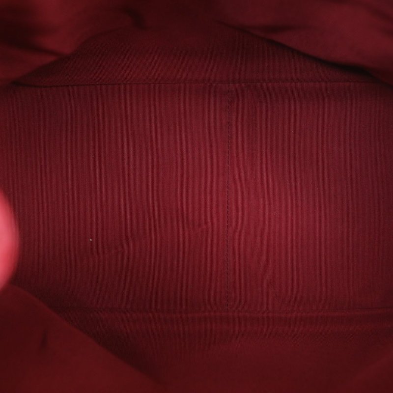 CHANEL 19A埃及系列水桶包紅色羊皮28開金扣肩背包-2