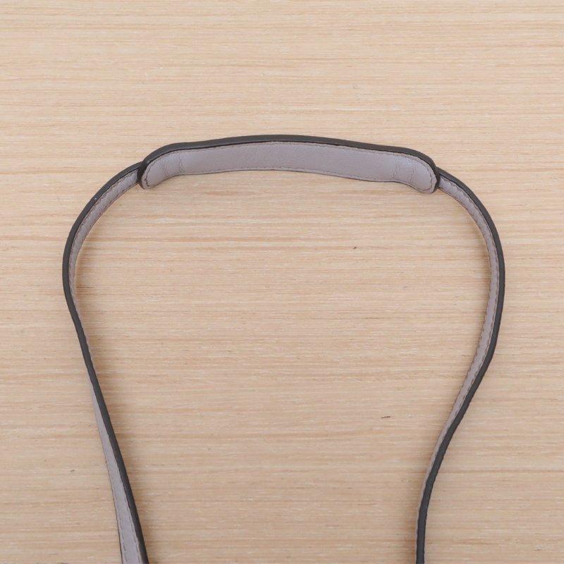 MCM 灰色牛皮金扣單肩包肩背包-2