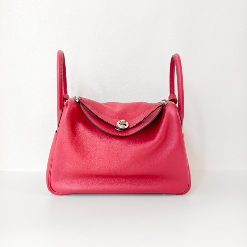 Hermes愛馬仕 lindy 30 紅色 X刻-0