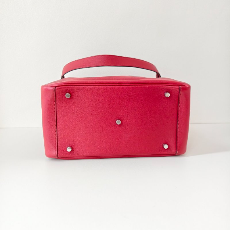 Hermes愛馬仕 lindy 30 紅色 X刻-3