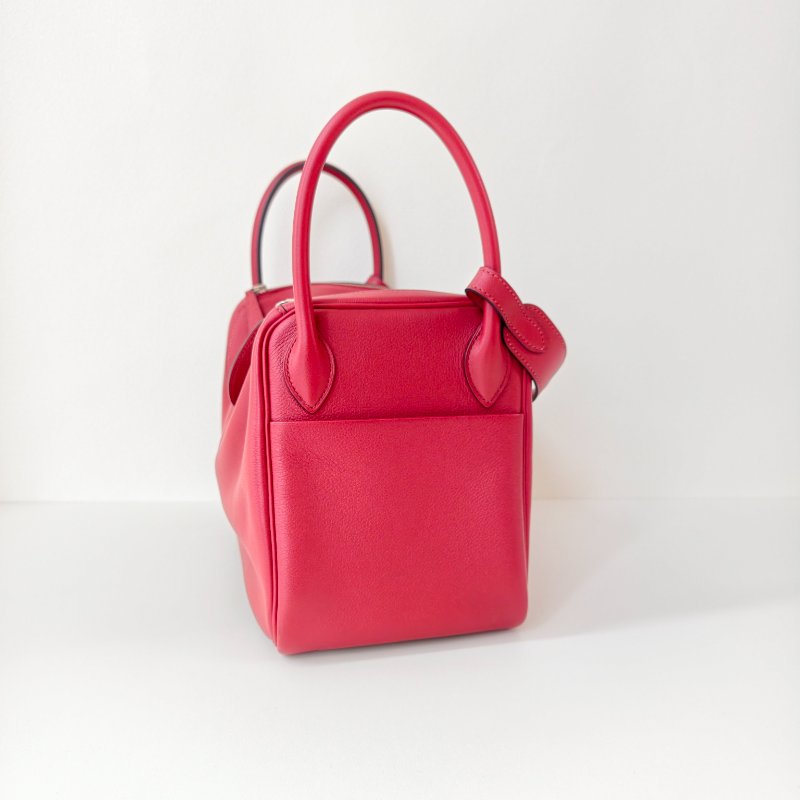 Hermes愛馬仕 lindy 30 紅色 X刻-4