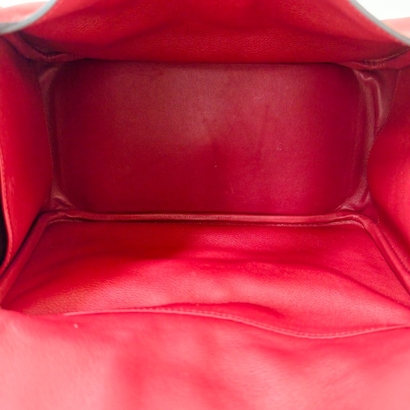 Hermes愛馬仕 lindy 30 紅色 X刻-8