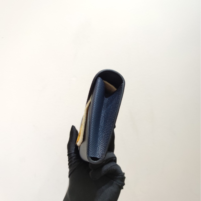 【全❤️全套】Hermes 豬鼻 to go 藏藍色金扣 斜挎包-3