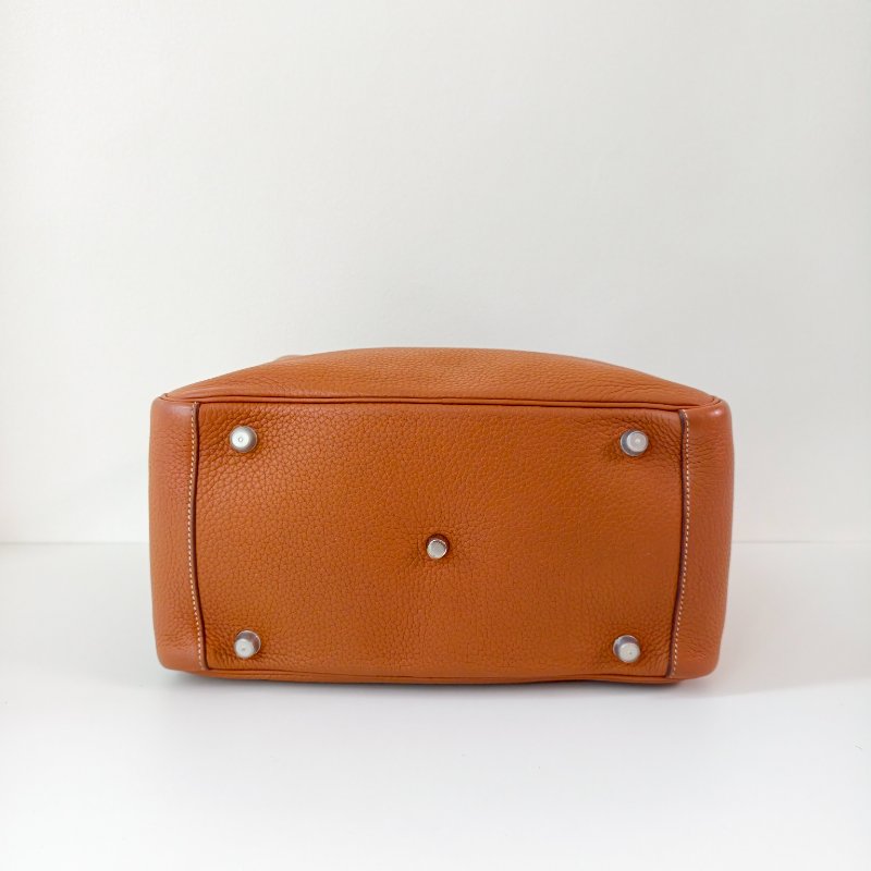 Hermes愛馬仕 lindy30 金棕色銀扣TC牛皮 T刻 2015 年-3