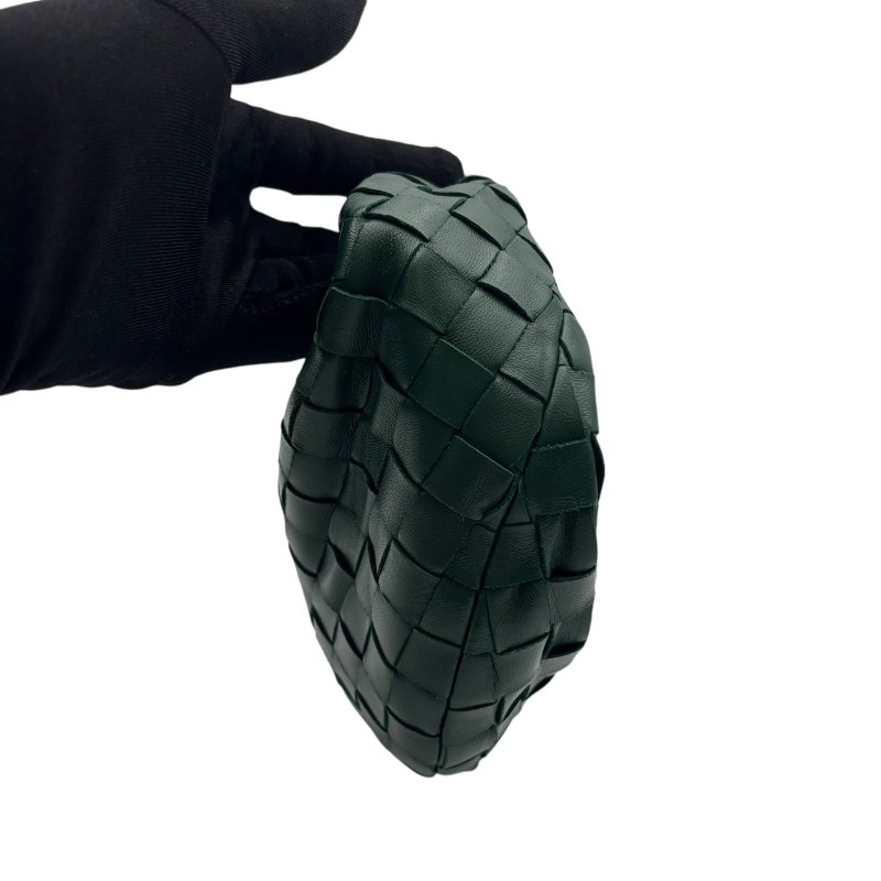 【美收精品】Bottega Veneta 深綠編織手提袋 C-10【隔月月中將轉賣至日本 上架期限30天】-2