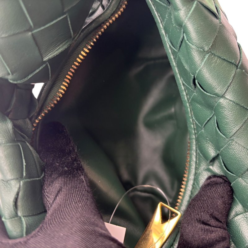 【美收精品】Bottega Veneta 深綠編織手提袋 C-10【隔月月中將轉賣至日本 上架期限30天】-7