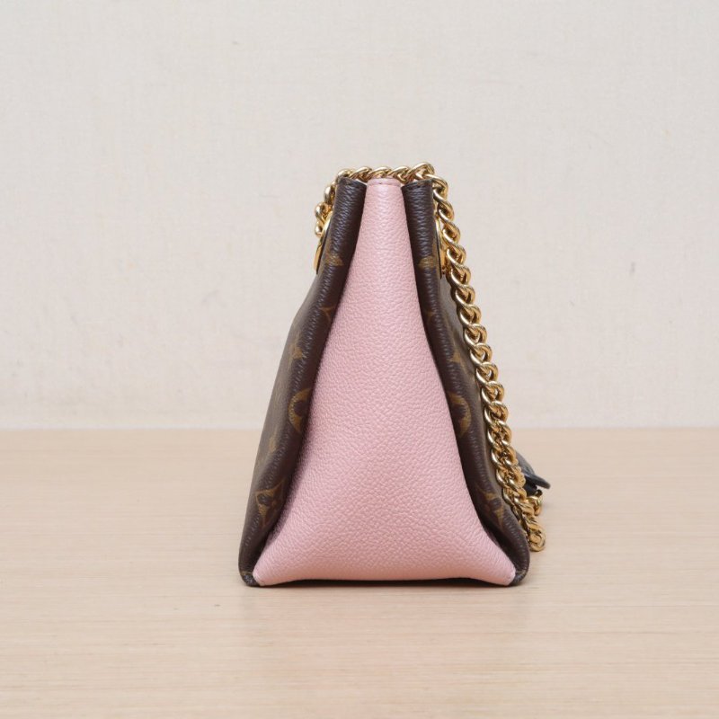 LOUIS VUITTON SureneBB24老花PVC金扣2019肩背包-4