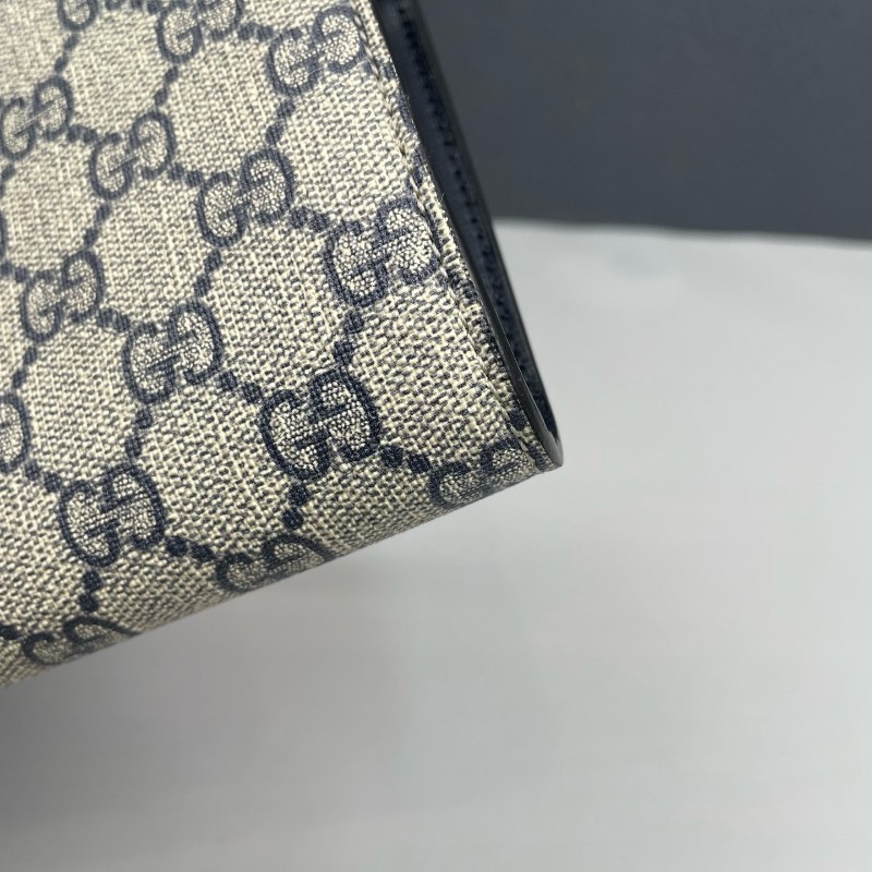 Gucci古馳 藍色老花Horesebit 1955 肩背包斜背包-25