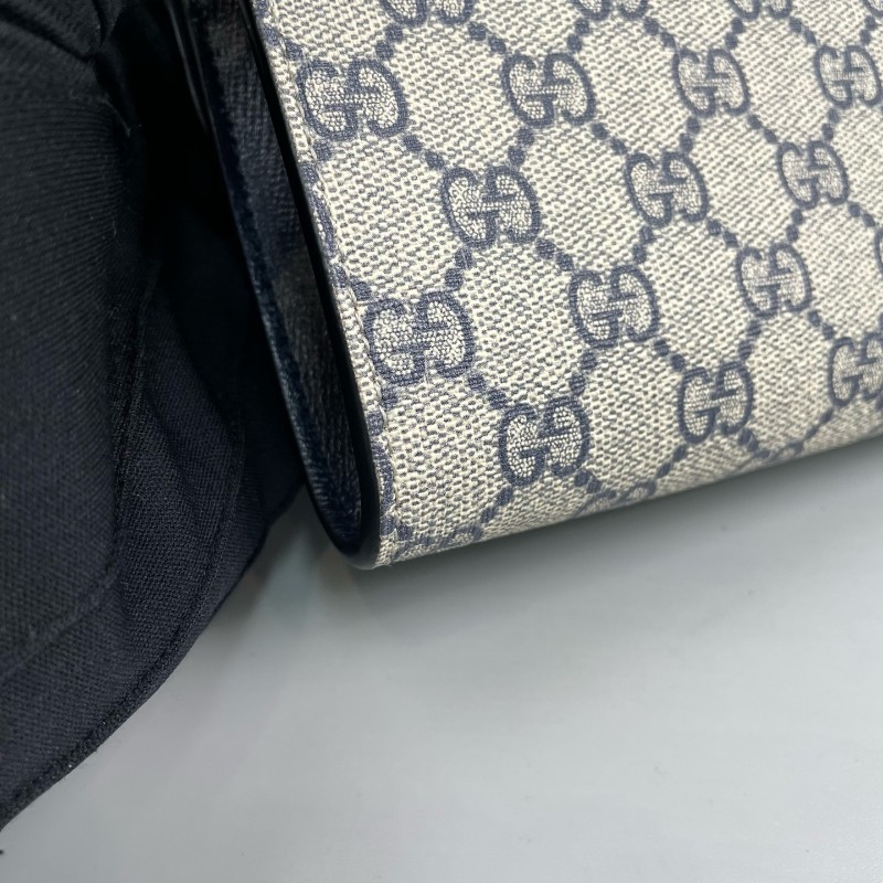 Gucci古馳 藍色老花Horesebit 1955 肩背包斜背包-26