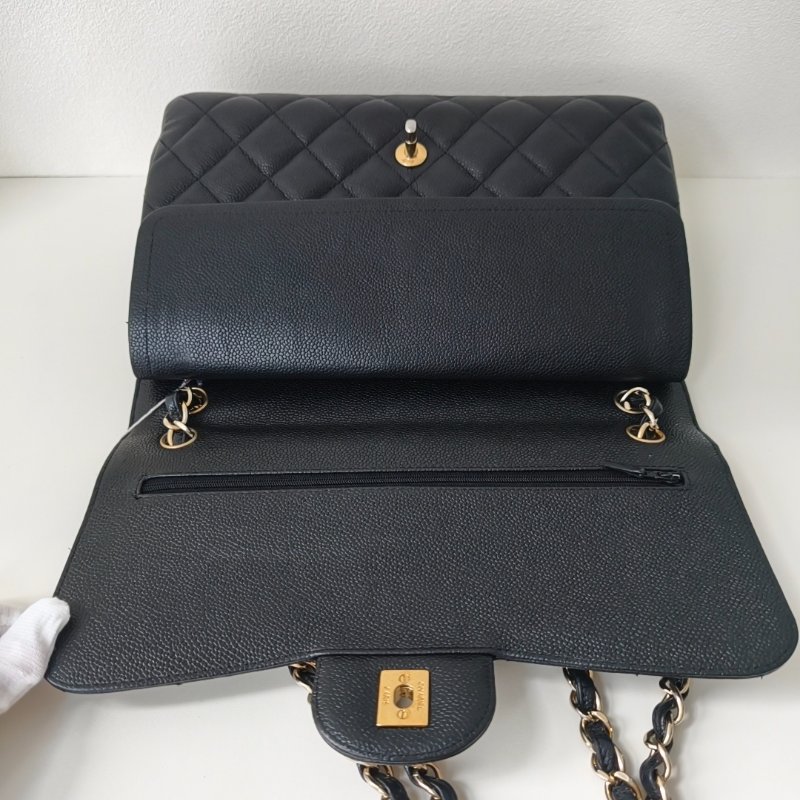 Chanel 香奈儿 cf jumbo 18開黑金-6