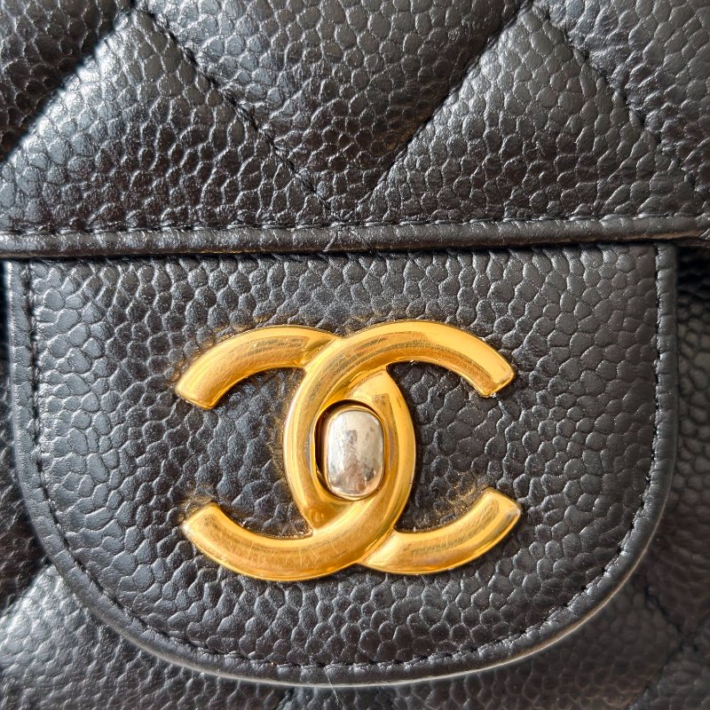 Chanel 香奈儿 cf jumbo 18開黑金-9