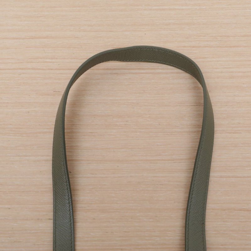 CELINE Belt鯰魚包Micro24綠色牛皮金扣肩背包-2