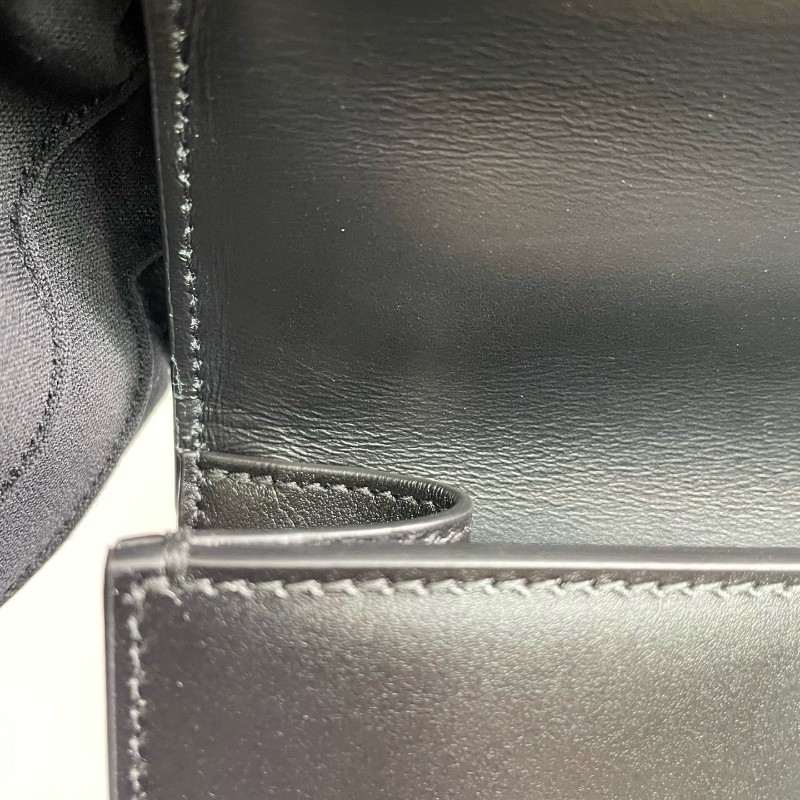 Dior迪奧 黑色全皮金扣Montaigne蒙田30 肩背包-20