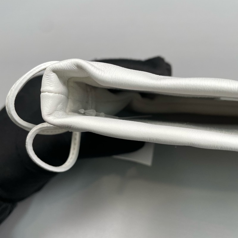 Dior迪奧  白色全皮milly蝴蝶限定款手提包肩背包-15