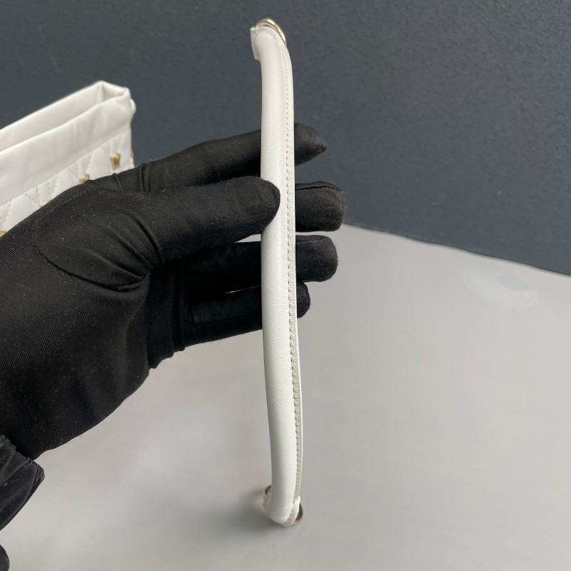 Dior迪奧  白色全皮milly蝴蝶限定款手提包肩背包-23