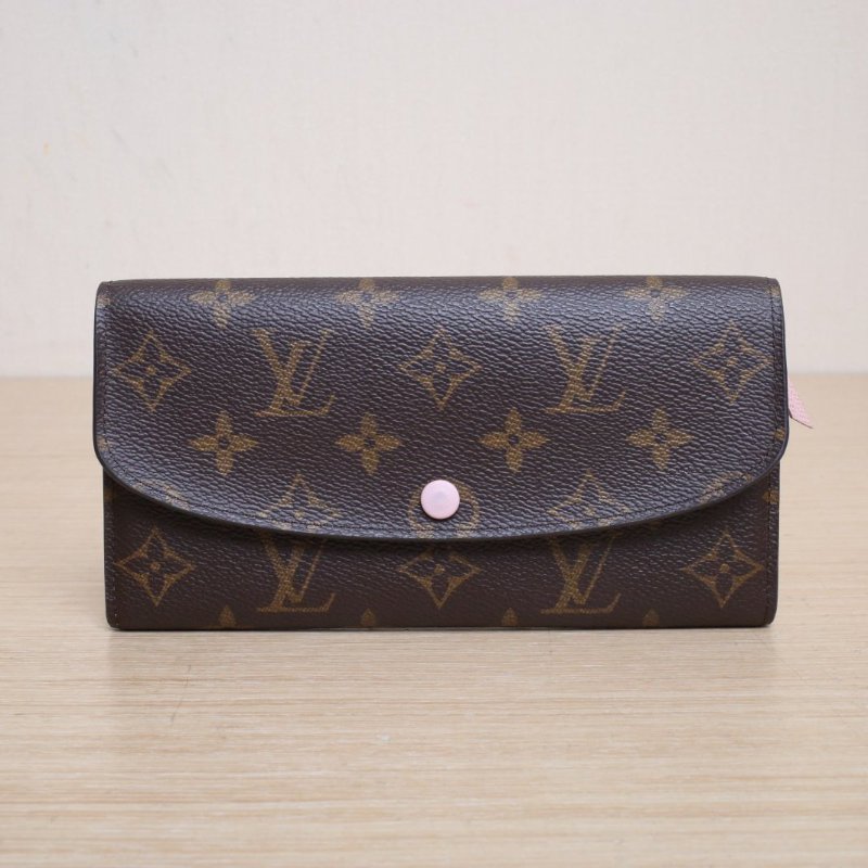 LOUIS VUITTON Emilie豆子錢夾老花PVC2018肩背包-1