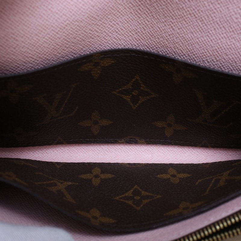 LOUIS VUITTON Emilie豆子錢夾老花PVC2018肩背包-2