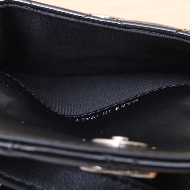 CHANEL 拼色漆皮29開銀扣CHANEL雙子星腰包肩背包-2