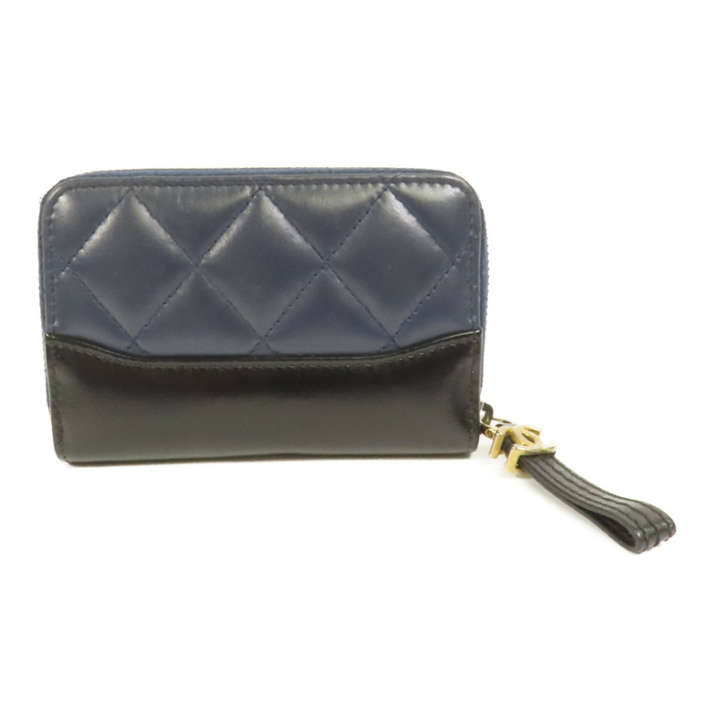 CHANEL 牛皮皮革Card Case金扣卡片套-0