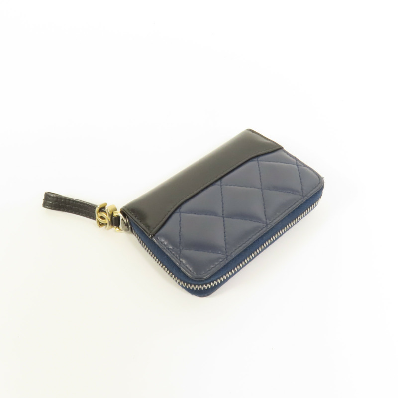 CHANEL 牛皮皮革Card Case金扣卡片套-3