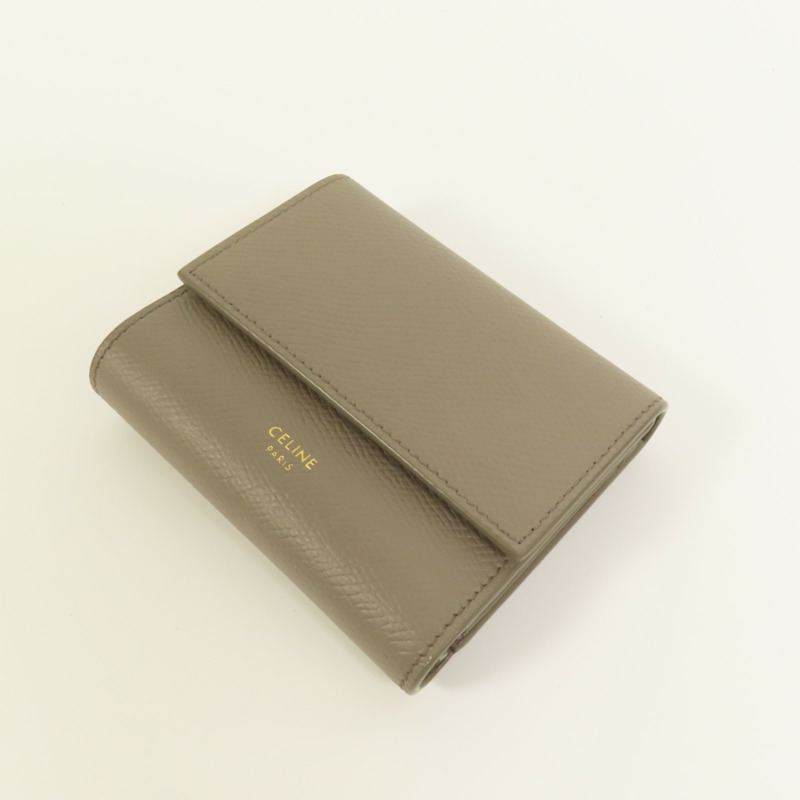 CELINE 牛皮皮革Wallet金扣錢包-3