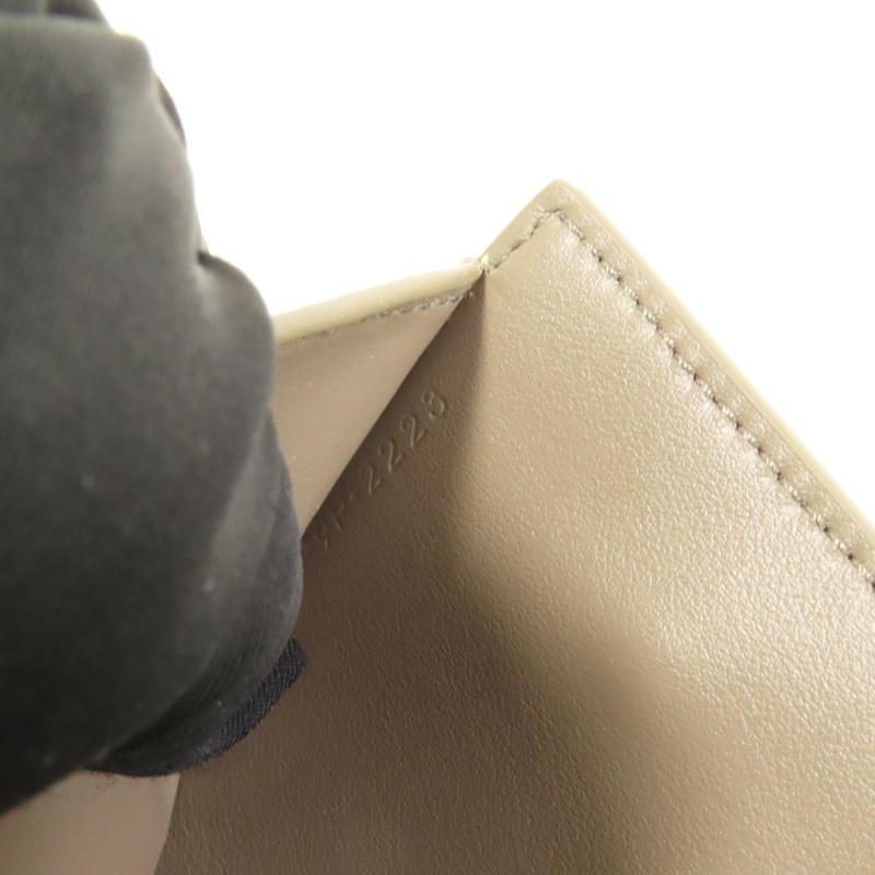 CELINE 牛皮皮革Wallet金扣錢包-8