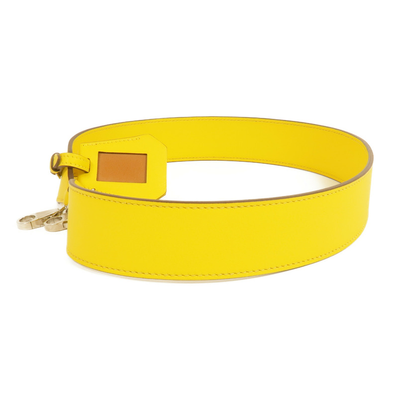 HERMES Swift皮革Shoulder Strap銀扣肩帶-1