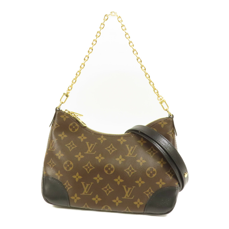 LOUIS VUITTON Monogram Boulogne PM金扣手挽肩背兩用袋-0