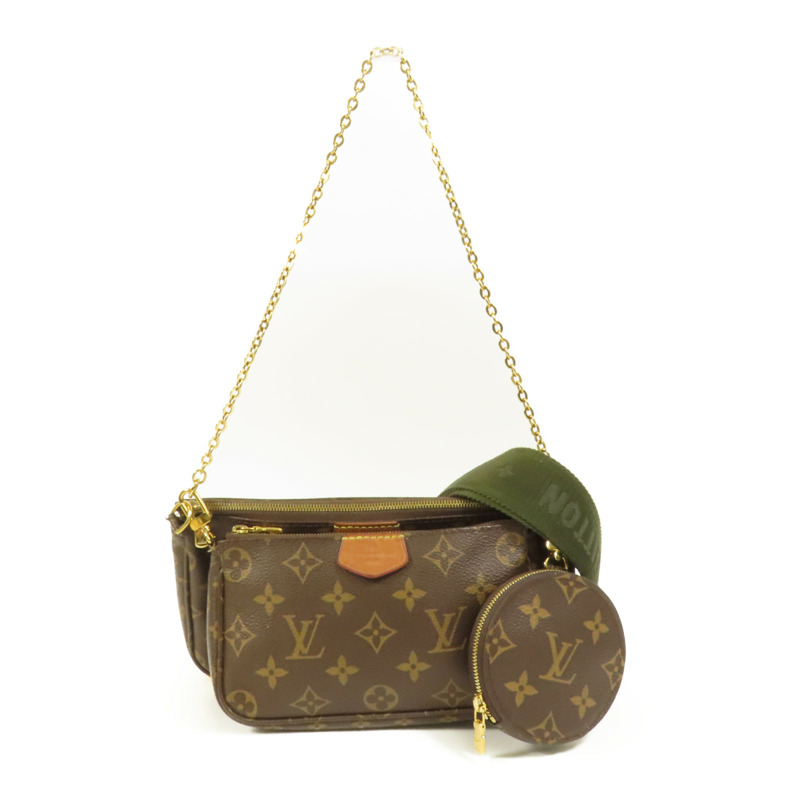 LOUIS VUITTON Monogram Multi Pochette Accessoires金扣肩背袋-0