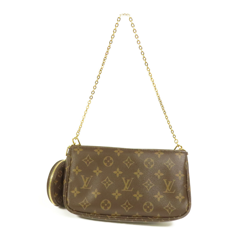 LOUIS VUITTON Monogram Multi Pochette Accessoires金扣肩背袋-1